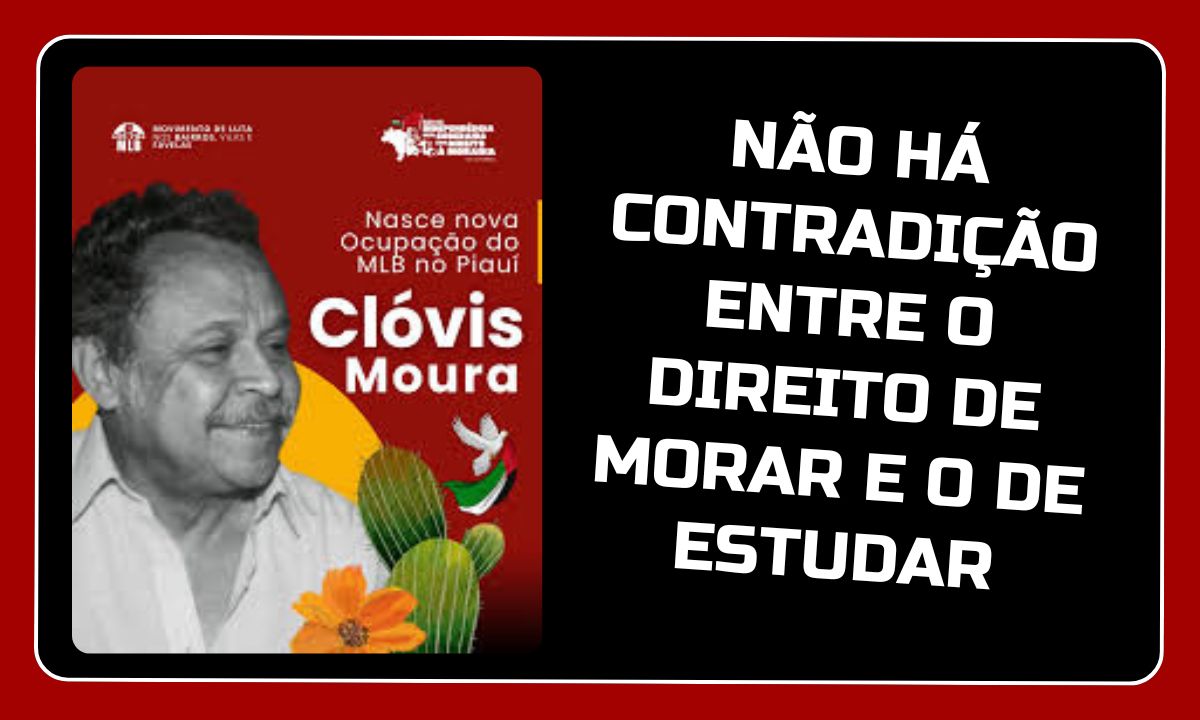 Não há contradição entre o direito de morar e o de estudar