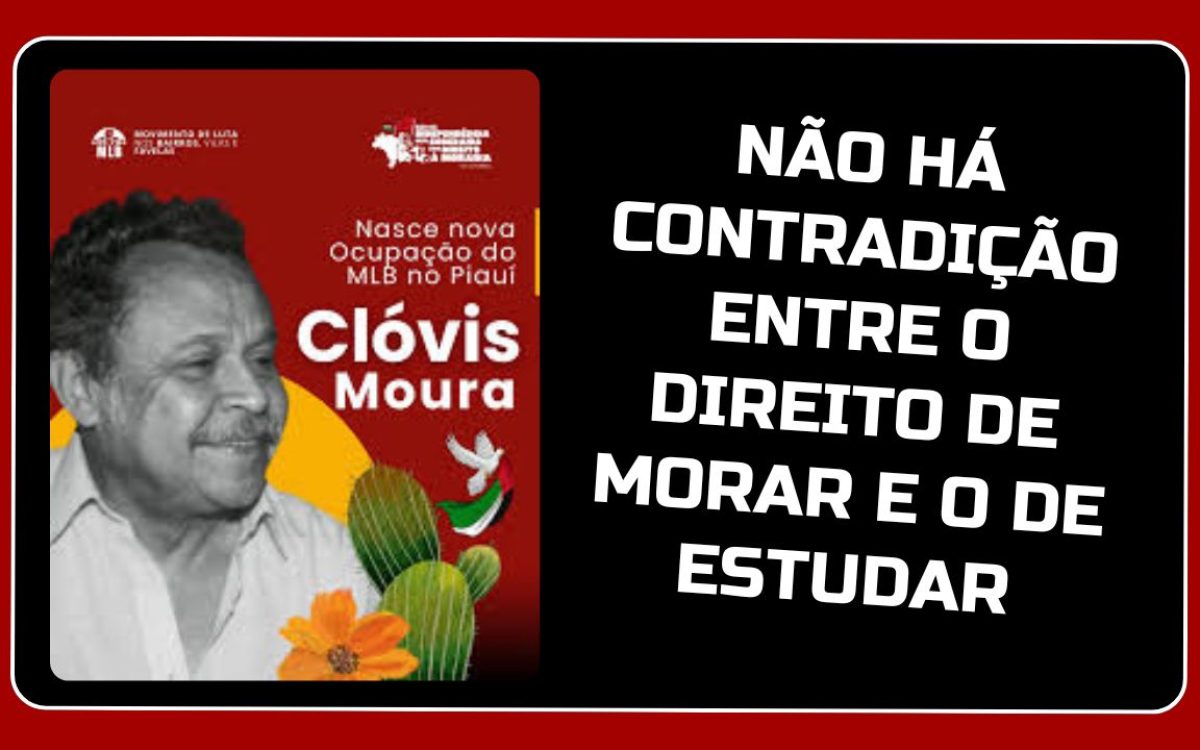 Não há contradição entre o direito de morar e o de estudar